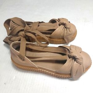 PUMA Rihanna Fenty Puma Platform Bow Creeper Sandals Size 8.5